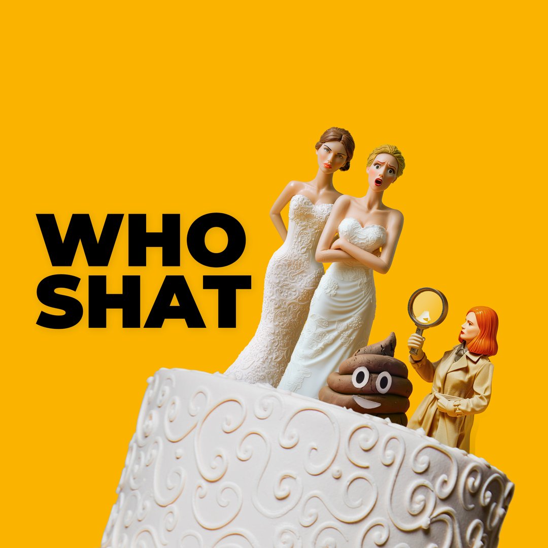 Подкаст Who shat on the floor at my wedding. Изображение: инстаграм @whoshatontheflooratmywedding.